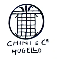 Marchio ceramica manifattura Manifattura Chini – Fornaci S. Lorenzo, artista anonimo, Borgo San Lorenzo (FI), XX
