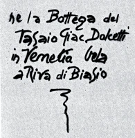 Marchio ceramica manifattura Dolcetti Ceramiche, Dolcetti Giacomo, Riva di Biasio (PD), XX