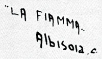 Marchio ceramica manifattura La Fiamma, Ivos Pacetti, Albisola (SV), XX
