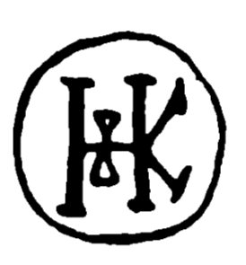 Marchio ceramica manifattura Jan Jansz Kullick (maiolicaio olandese, attivo a Delft nel XVII secolo), artista anonimo, Delft, XVII
