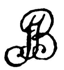 Marchio ceramica manifattura Joseph Bedeaux (maiolicaio attivo a Sinceny nel XVIII secolo), artista anonimo, Sinceny, XVIII