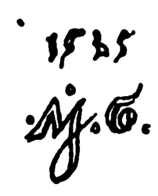 Marchio ceramica manifattura Gubbio, Maestro Giorgio Andreoli (maestro lustro Gubbio ca. 1498-1553, inventore lustro rubino), Gubbio, XVI