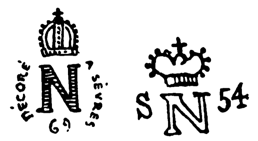 Marchio ceramica manifattura Sèvres (secondo impero), artista anonimo, Sèvres, XIX