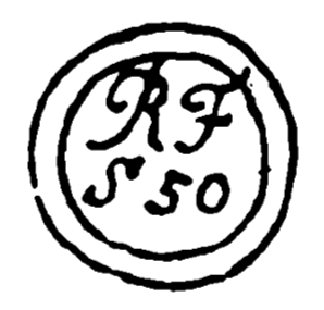 Marchio ceramica manifattura Manufacture nationale de Sèvres, artista anonimo, Sèvres, XIX