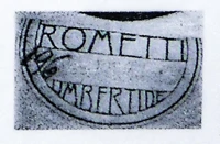 Marchio ceramica manifattura Ceramiche Rometti, artista anonimo, Umbertide (PG), XX