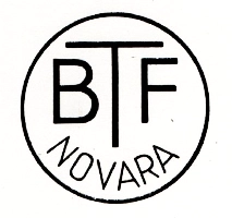 Marchio ceramica manifattura BTF - Bottacchi Teodosio & Figlio, artista anonimo, Novara, XX