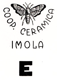 Marchio ceramica manifattura Soc. An. Cooperativa Ceramica, artista anonimo, Imola-Bologna, XIX-XX