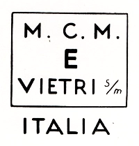 Marchio ceramica manifattura Manifattura Ceramica Meridionale (M.C.M. Vietri), artista anonimo, Vietri sul Mare-Salerno, XX