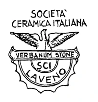 Marchio ceramica manifattura SCI – Società Ceramica Italiana, artista anonimo, Laveno (VA), XIX-XX